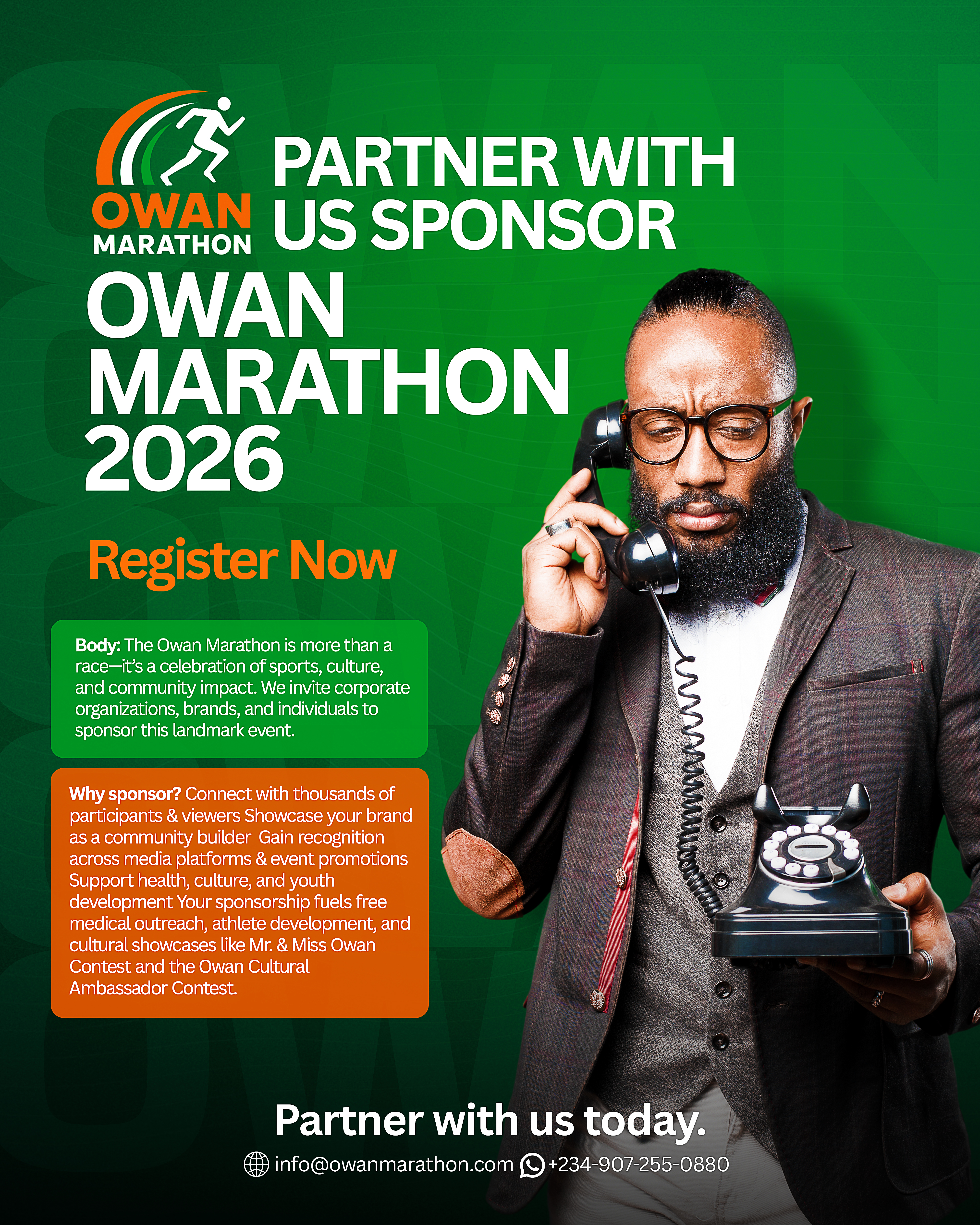 Partnership and sponsorship opportunities