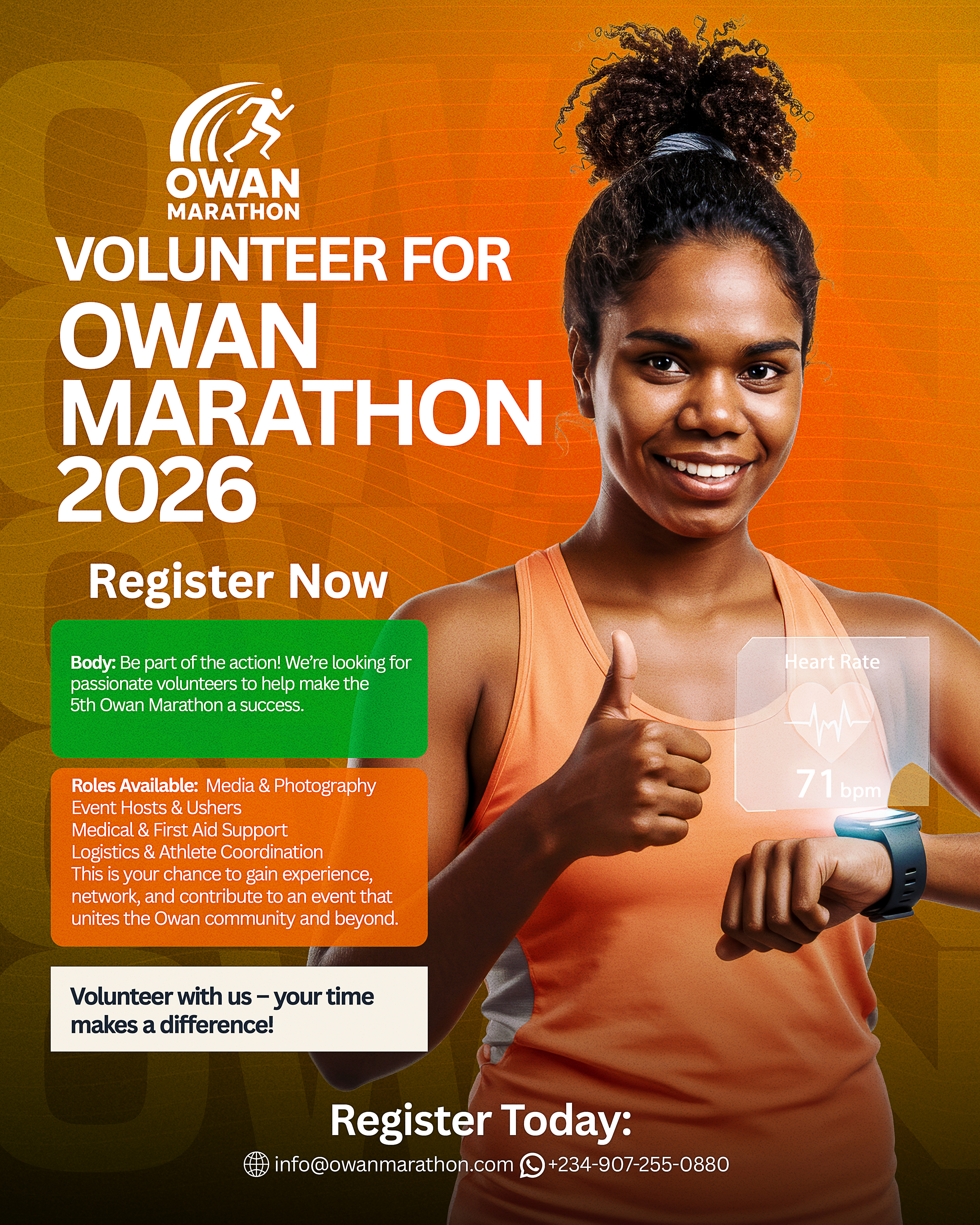 Volunteers helping at event